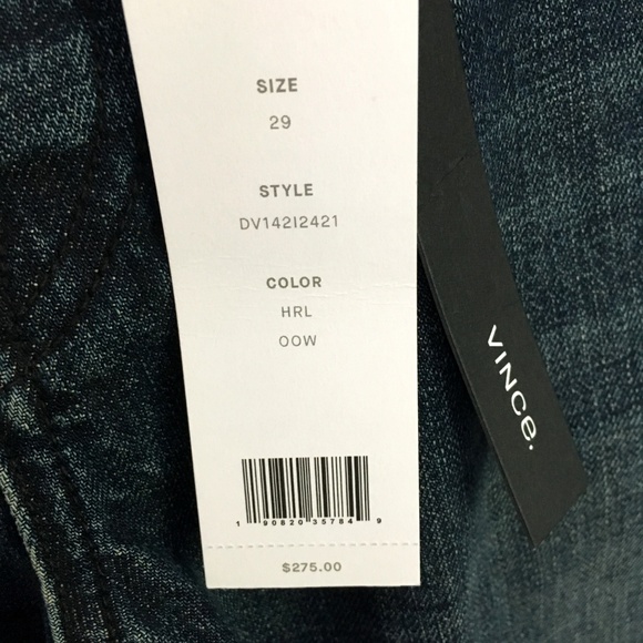 Vince Cuffed Union Slouch Jeans 29 - Picture 6 of 8